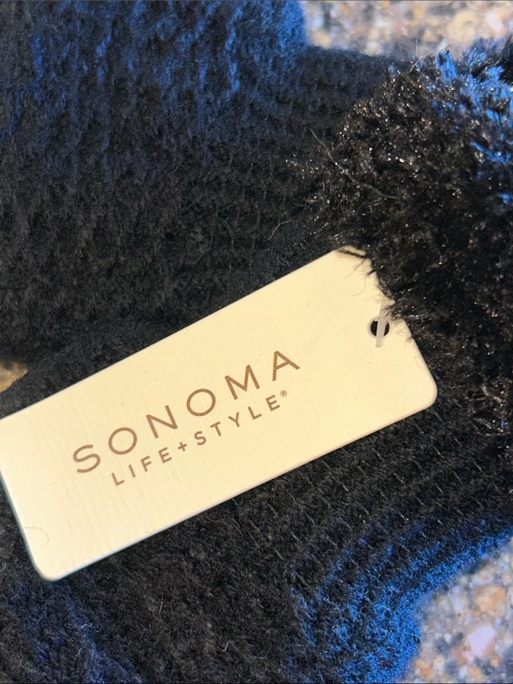 NEW Sonoma Black Fuzzy Gloves